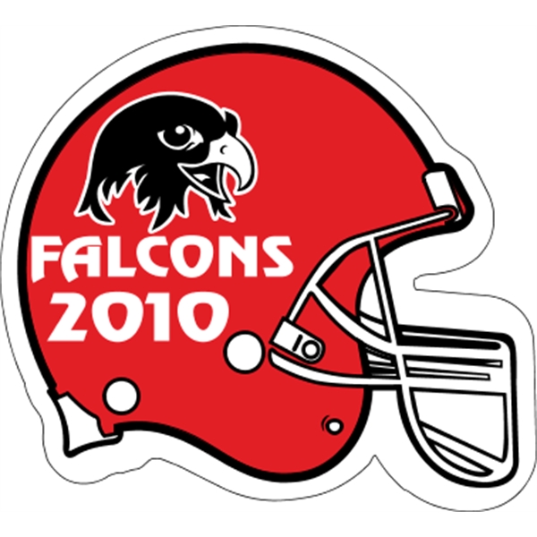 10.5" x 9.5" Football Helmet Magnetic Sign
