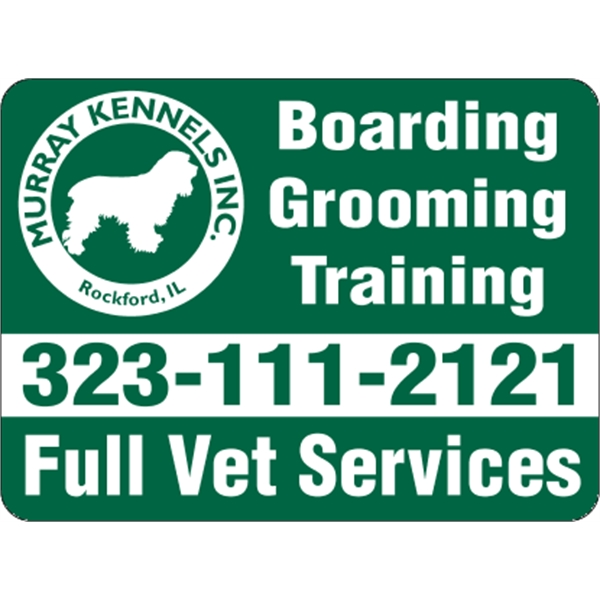 11.5" x 8.5" Magnetic Sign