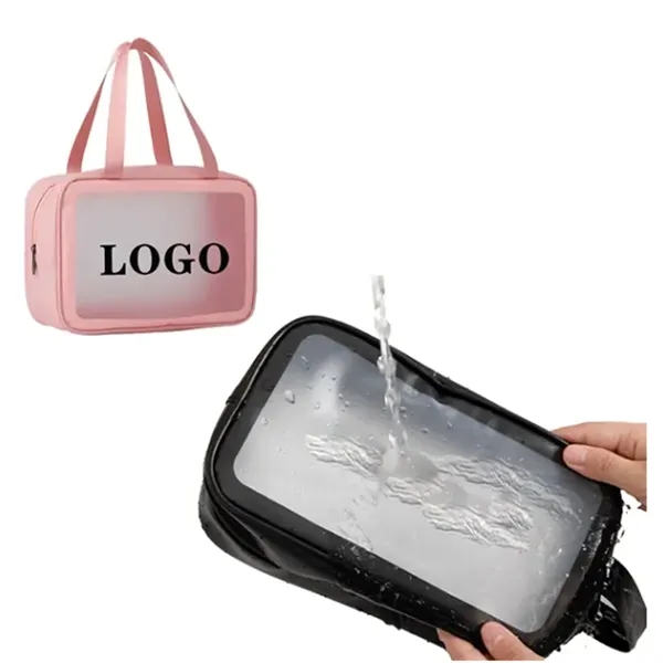 Leather Portable Travel Toiletry Bag - Leather Portable Travel Toiletry Bag - Image 0 of 6