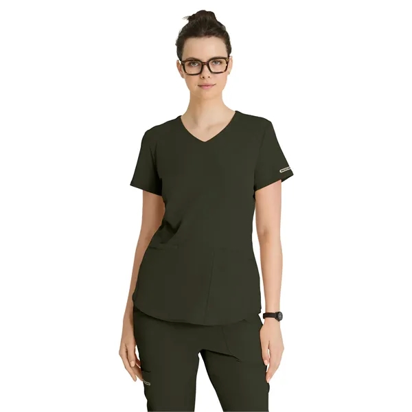 Skechers - Women's Three-Pocket Curved V-Neck Breeze Scru... - Skechers - Women's Three-Pocket Curved V-Neck Breeze Scru... - Image 40 of 59