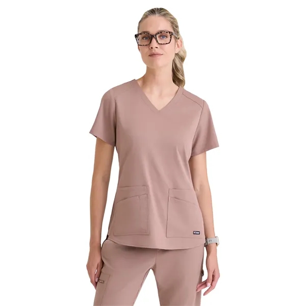 Grey's Anatomy Spandex Stretch - Women's Four-Pocket V-Ne... - Grey's Anatomy Spandex Stretch - Women's Four-Pocket V-Ne... - Image 55 of 59