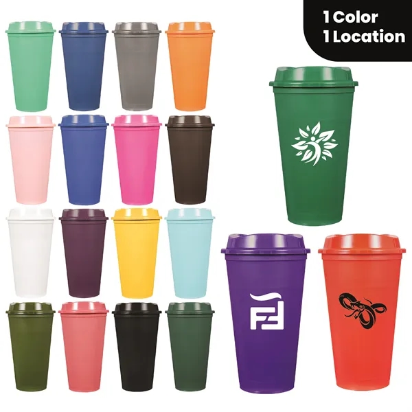 Versatile Reusable Plastic Coffee Cup - Versatile Reusable Plastic Coffee Cup - Image 0 of 0