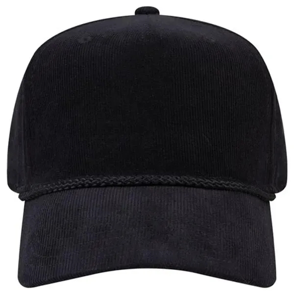 5 Panel Mid Profile Corduroy Baseball Cap - 5 Panel Mid Profile Corduroy Baseball Cap - Image 5 of 6