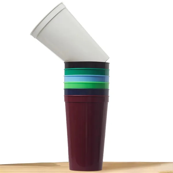 22 oz. Large Plastic Stadium Cup w/ Custom Imprint - 22 oz. Large Plastic Stadium Cup w/ Custom Imprint - Image 2 of 18
