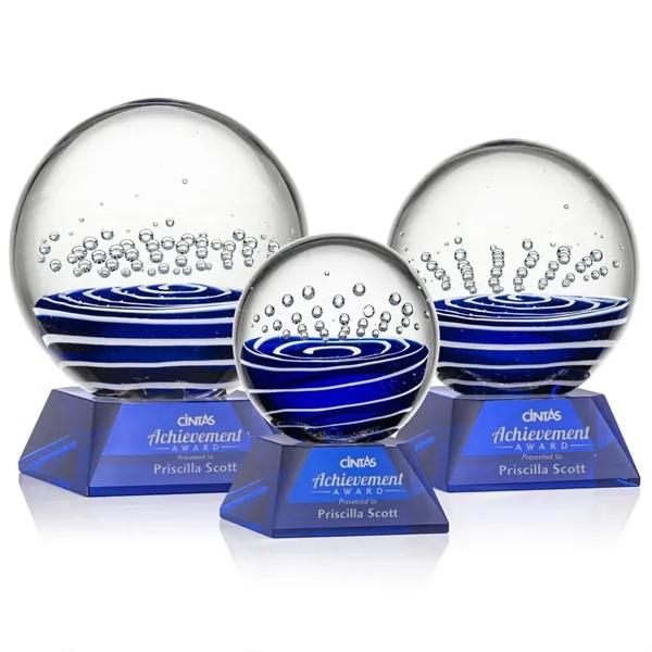 Tranquility Award on Sheffield Base - Blue - Tranquility Award on Sheffield Base - Blue - Image 0 of 6