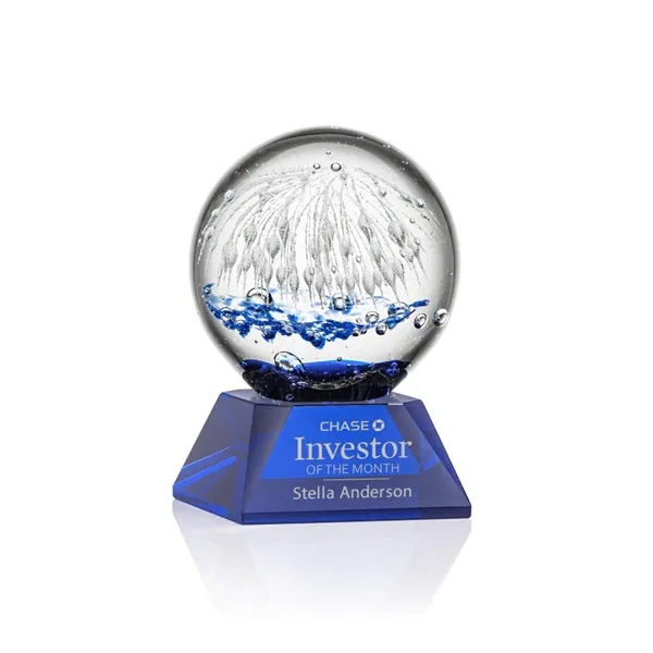 Starburst Award on Sheffield Base - Blue
