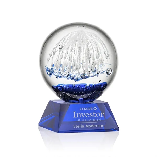 Starburst Award on Sheffield Base - Blue