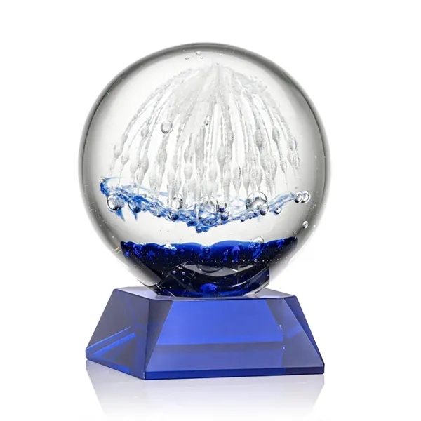 Starburst Award on Sheffield Base - Blue