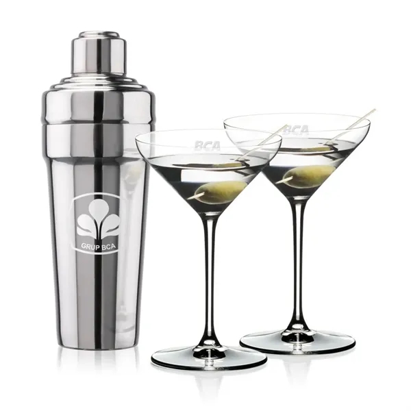 Milano Shaker & RIEDEL Martini Set