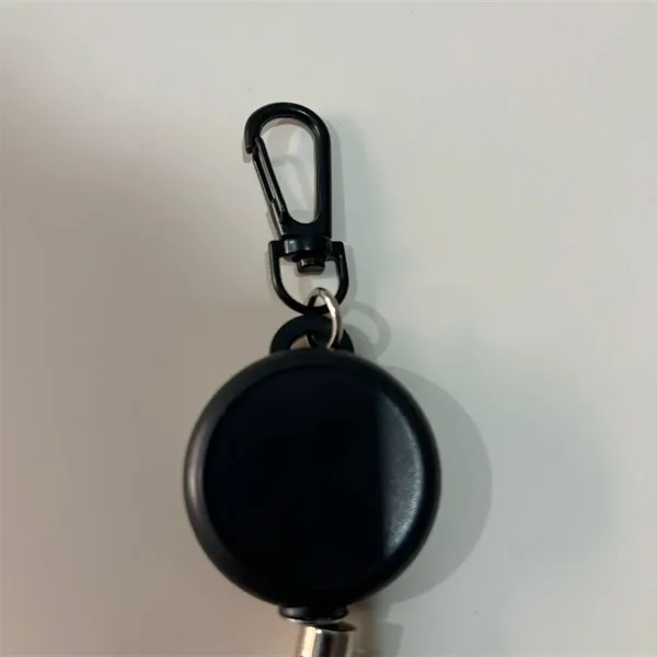 Retractable Keychain with Carabiner Clip - Retractable Keychain with Carabiner Clip - Image 3 of 4