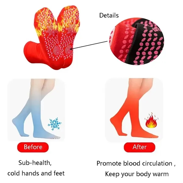 Self-Heating Health Socks - Self-Heating Health Socks - Image 2 of 2