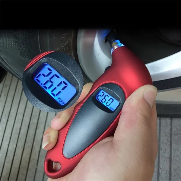Digital Tire Pressure Gauge With Backlight LCD - Digital Tire Pressure Gauge With Backlight LCD - Image 2 of 3