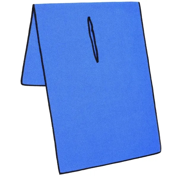 17"x40" Tour Microfiber Golf Towel with Hole - 17"x40" Tour Microfiber Golf Towel with Hole - Image 0 of 4