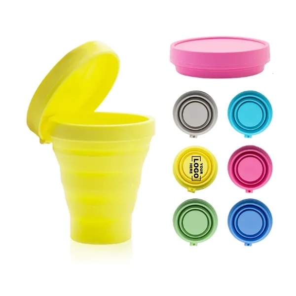 Compact Silicone Folding Cup - Compact Silicone Folding Cup - Image 0 of 4