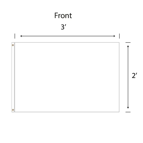 DisplaySplash 2'x3' Flag - Double Sided - DisplaySplash 2'x3' Flag - Double Sided - Image 1 of 2