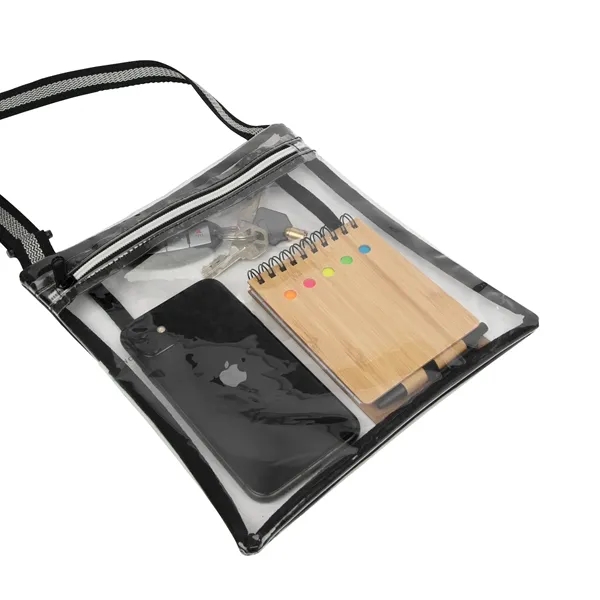 Heathrow TPU Clear Crossbody Bag - Heathrow TPU Clear Crossbody Bag - Image 7 of 9