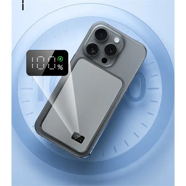 3-1 Ultra Slim Magsafe Power Bank 5000 mAh - 3-1 Ultra Slim Magsafe Power Bank 5000 mAh - Image 6 of 10