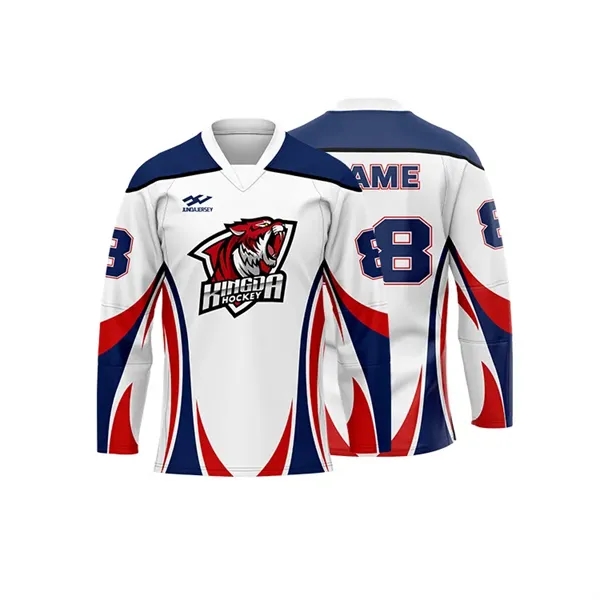 Custom Full-Color Printed Hockey Jerseys - Custom Full-Color Printed Hockey Jerseys - Image 1 of 9