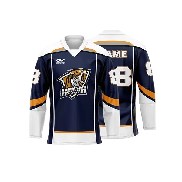 Custom Full-Color Printed Hockey Jerseys - Custom Full-Color Printed Hockey Jerseys - Image 3 of 9