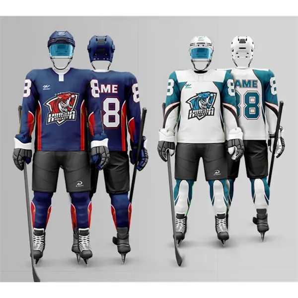 Custom Full-Color Printed Hockey Jerseys - Custom Full-Color Printed Hockey Jerseys - Image 8 of 9