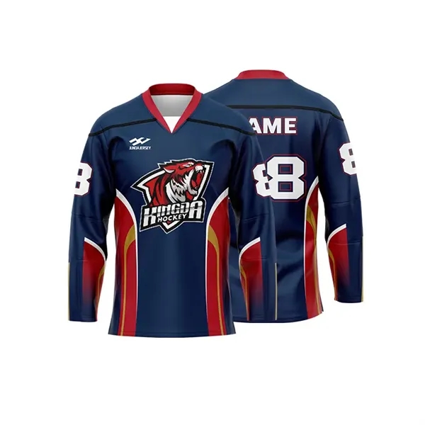 Custom Full-Color Printed Hockey Jerseys - Custom Full-Color Printed Hockey Jerseys - Image 7 of 9