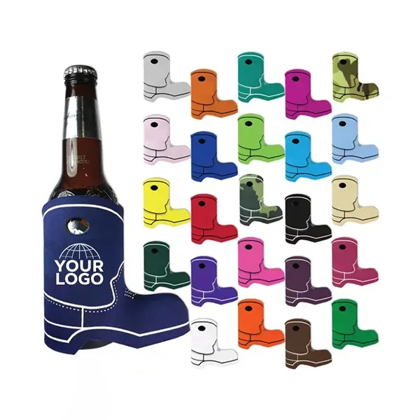 12OZ Boot Slide On Scuba Sleeve Bottles Cooler - 12OZ Boot Slide On Scuba Sleeve Bottles Cooler - Image 0 of 2