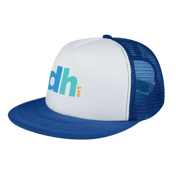 FLAT BILL TRUCKER CAP - FLAT BILL TRUCKER CAP - Image 10 of 13