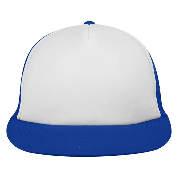 FLAT BILL TRUCKER CAP - FLAT BILL TRUCKER CAP - Image 12 of 13