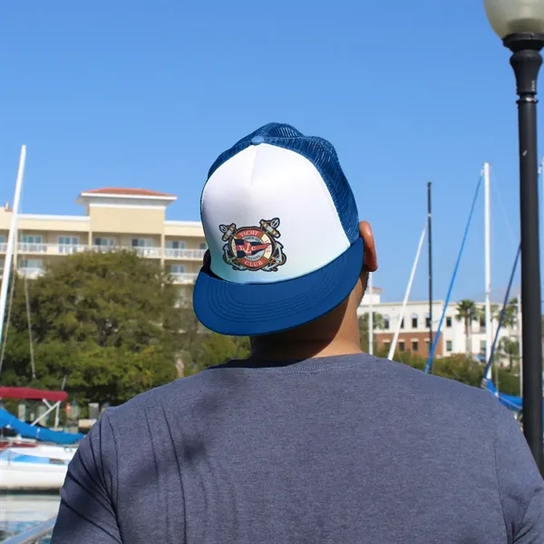 FLAT BILL TRUCKER CAP - FLAT BILL TRUCKER CAP - Image 13 of 13