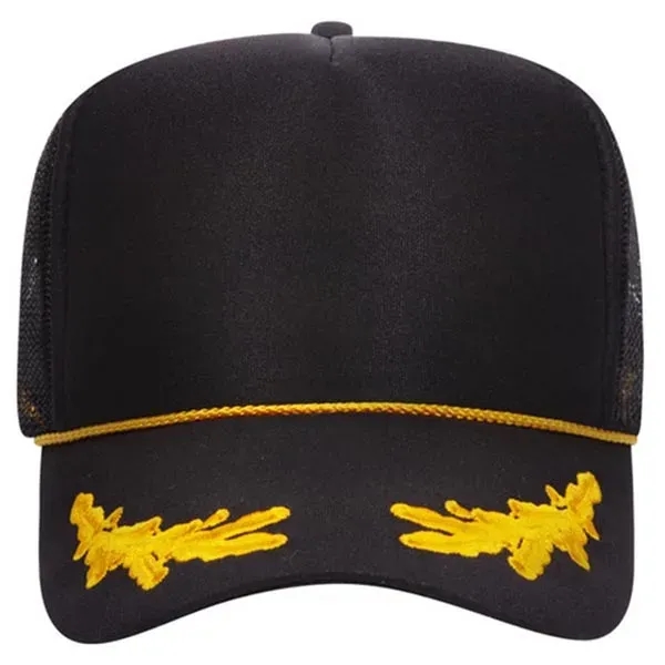 5 Panel High Crown Mesh Back Trucker Hat - 5 Panel High Crown Mesh Back Trucker Hat - Image 5 of 102