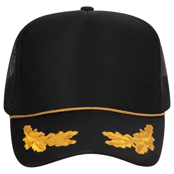 5 Panel High Crown Mesh Back Trucker Hat - 5 Panel High Crown Mesh Back Trucker Hat - Image 6 of 102
