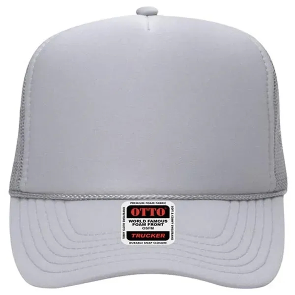 5 Panel High Crown Mesh Back Trucker Hat - 5 Panel High Crown Mesh Back Trucker Hat - Image 29 of 102