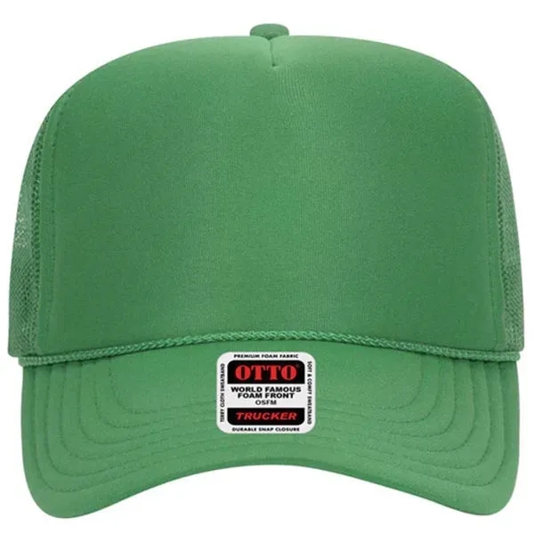 5 Panel High Crown Mesh Back Trucker Hat - 5 Panel High Crown Mesh Back Trucker Hat - Image 30 of 102