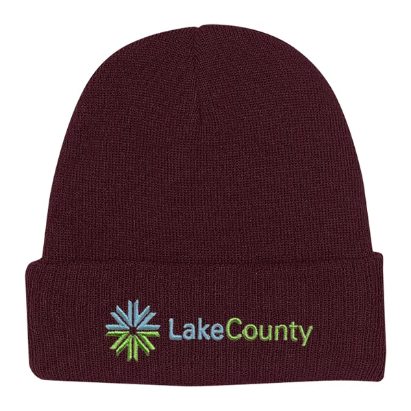 KNIT BEANIE WITH CUFF - KNIT BEANIE WITH CUFF - Image 19 of 19