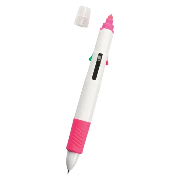 Quatro Pen With Highlighter - Quatro Pen With Highlighter - Image 8 of 11
