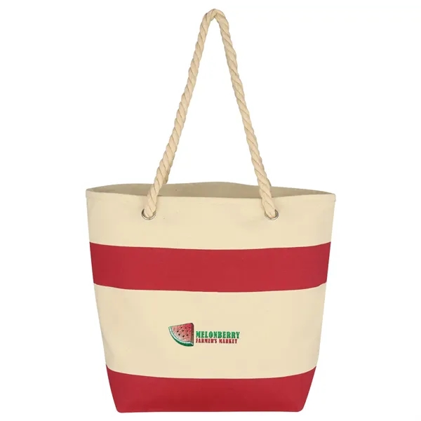 Cruising Tote Bag With Rope Handles - Cruising Tote Bag With Rope Handles - Image 7 of 8