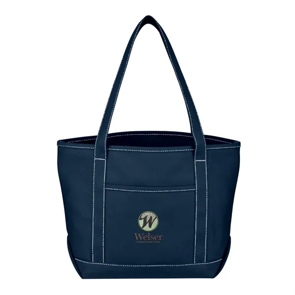 Medium Cotton Canvas Yacht Tote Bag - Medium Cotton Canvas Yacht Tote Bag - Image 16 of 30