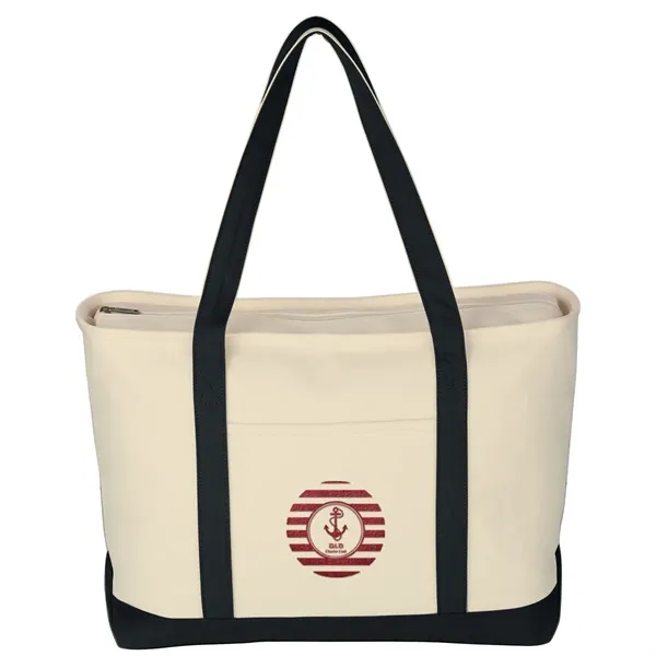 Large Starboard Cotton Canvas Tote Bag - Large Starboard Cotton Canvas Tote Bag - Image 2 of 52