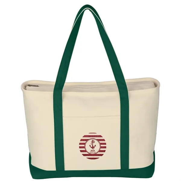 Large Starboard Cotton Canvas Tote Bag - Large Starboard Cotton Canvas Tote Bag - Image 9 of 52