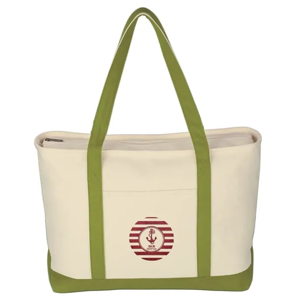 Large Starboard Cotton Canvas Tote Bag - Large Starboard Cotton Canvas Tote Bag - Image 16 of 52