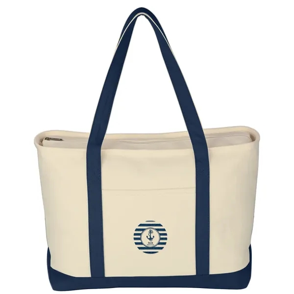 Large Starboard Cotton Canvas Tote Bag - Large Starboard Cotton Canvas Tote Bag - Image 23 of 52
