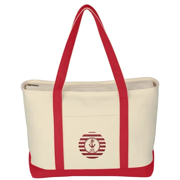 Large Starboard Cotton Canvas Tote Bag - Large Starboard Cotton Canvas Tote Bag - Image 37 of 52