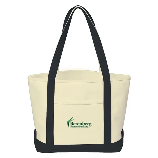 Medium Starboard Cotton Canvas Tote Bag - Medium Starboard Cotton Canvas Tote Bag - Image 3 of 19