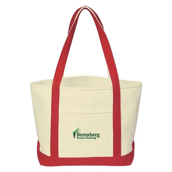 Medium Starboard Cotton Canvas Tote Bag - Medium Starboard Cotton Canvas Tote Bag - Image 18 of 19