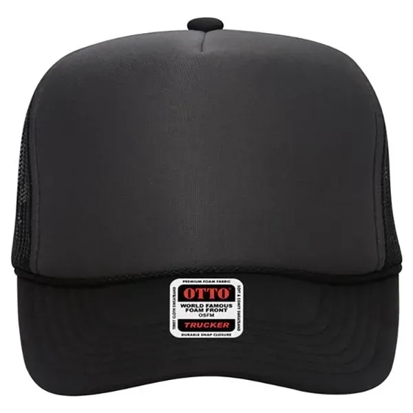 5 Panel High Crown Mesh Back Trucker Hat - 5 Panel High Crown Mesh Back Trucker Hat - Image 61 of 102