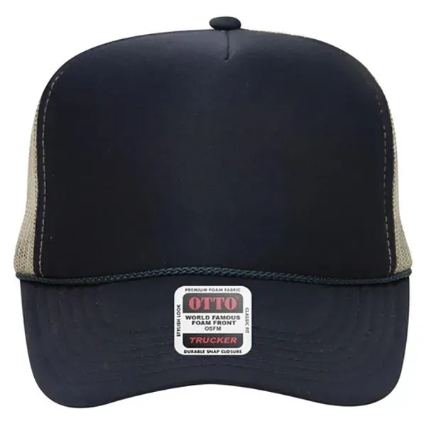 5 Panel High Crown Mesh Back Trucker Hat - 5 Panel High Crown Mesh Back Trucker Hat - Image 65 of 102