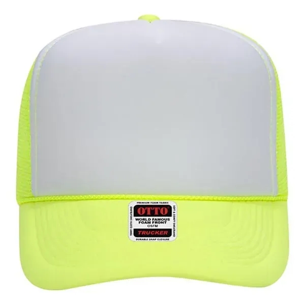 5 Panel High Crown Mesh Back Trucker Hat - 5 Panel High Crown Mesh Back Trucker Hat - Image 87 of 102