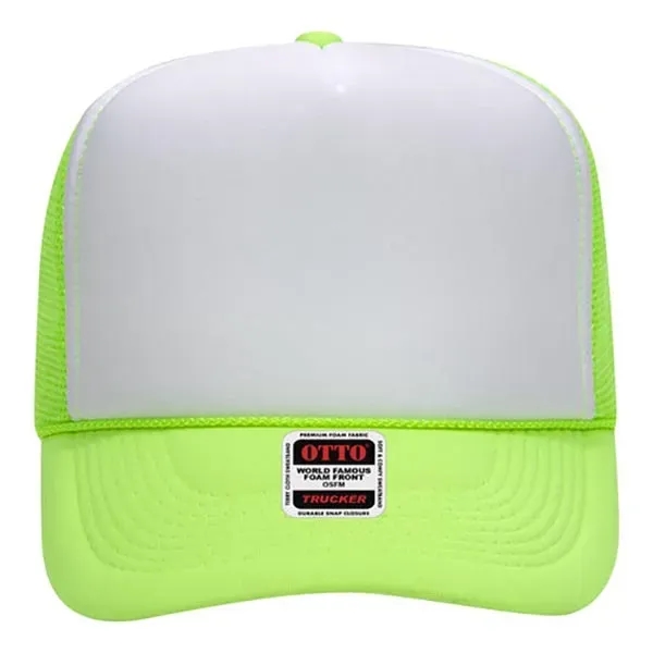 5 Panel High Crown Mesh Back Trucker Hat - 5 Panel High Crown Mesh Back Trucker Hat - Image 93 of 102