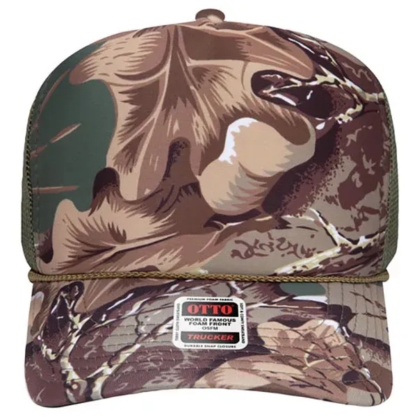 5 Panel High Crown Mesh Back Trucker Hat - 5 Panel High Crown Mesh Back Trucker Hat - Image 100 of 102