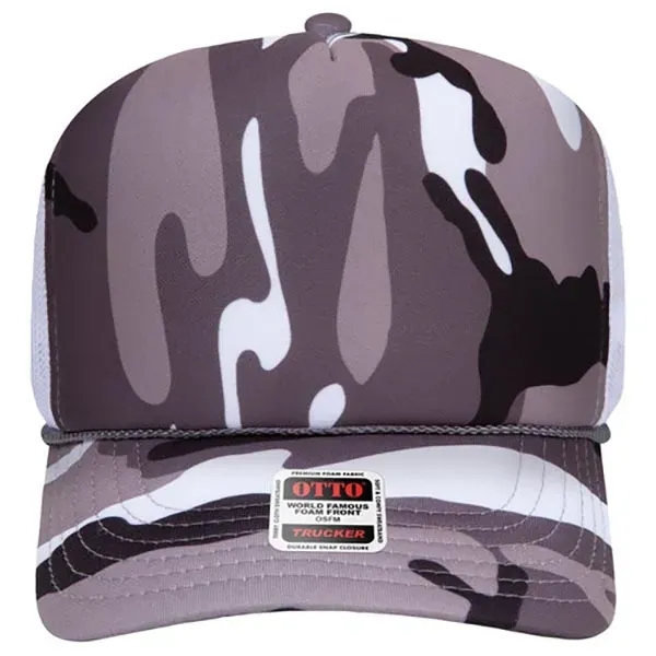 5 Panel High Crown Mesh Back Trucker Hat - 5 Panel High Crown Mesh Back Trucker Hat - Image 101 of 102